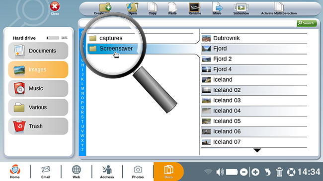 Open a file