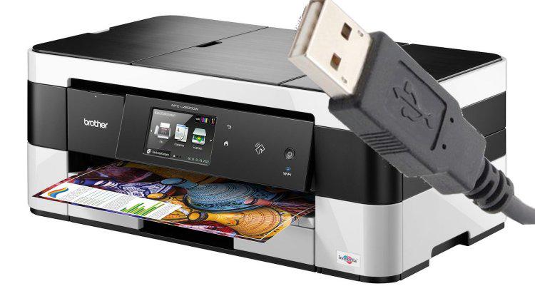 USB connected printer